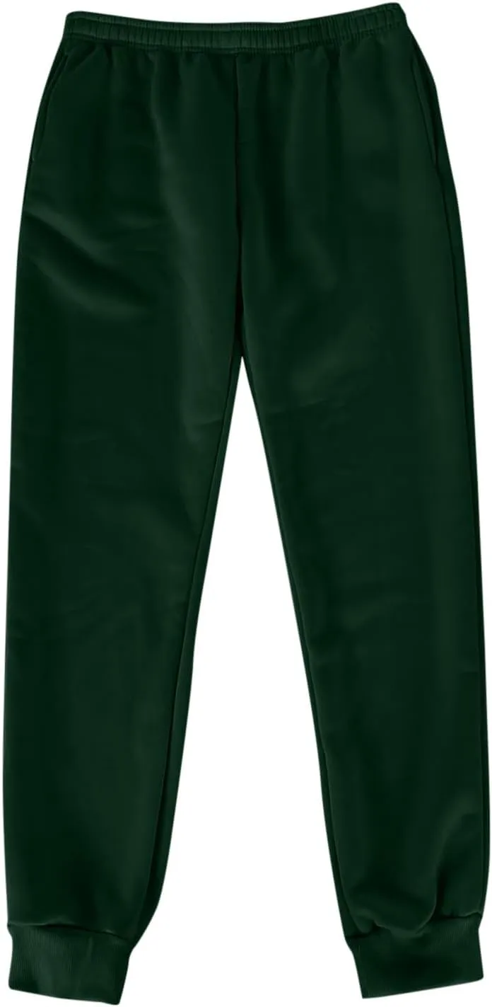 Women's Fleece Lined Joggers High Waisted Sweatpants Drawstring Strech Jogger Workout Active Baggy Lounge Bottoms