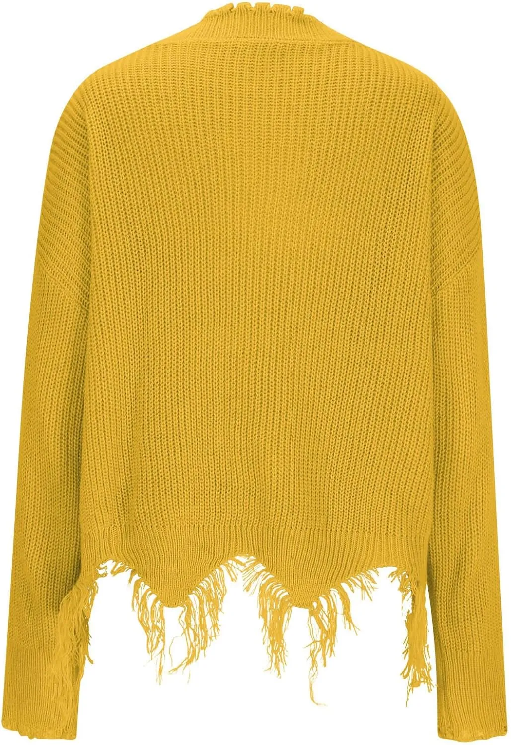 Womens Off The Shoulder V Neck Sweaters Cropped Casual Loose Chunky Knit Sweater Winter Spring Trendy Jumper Tops