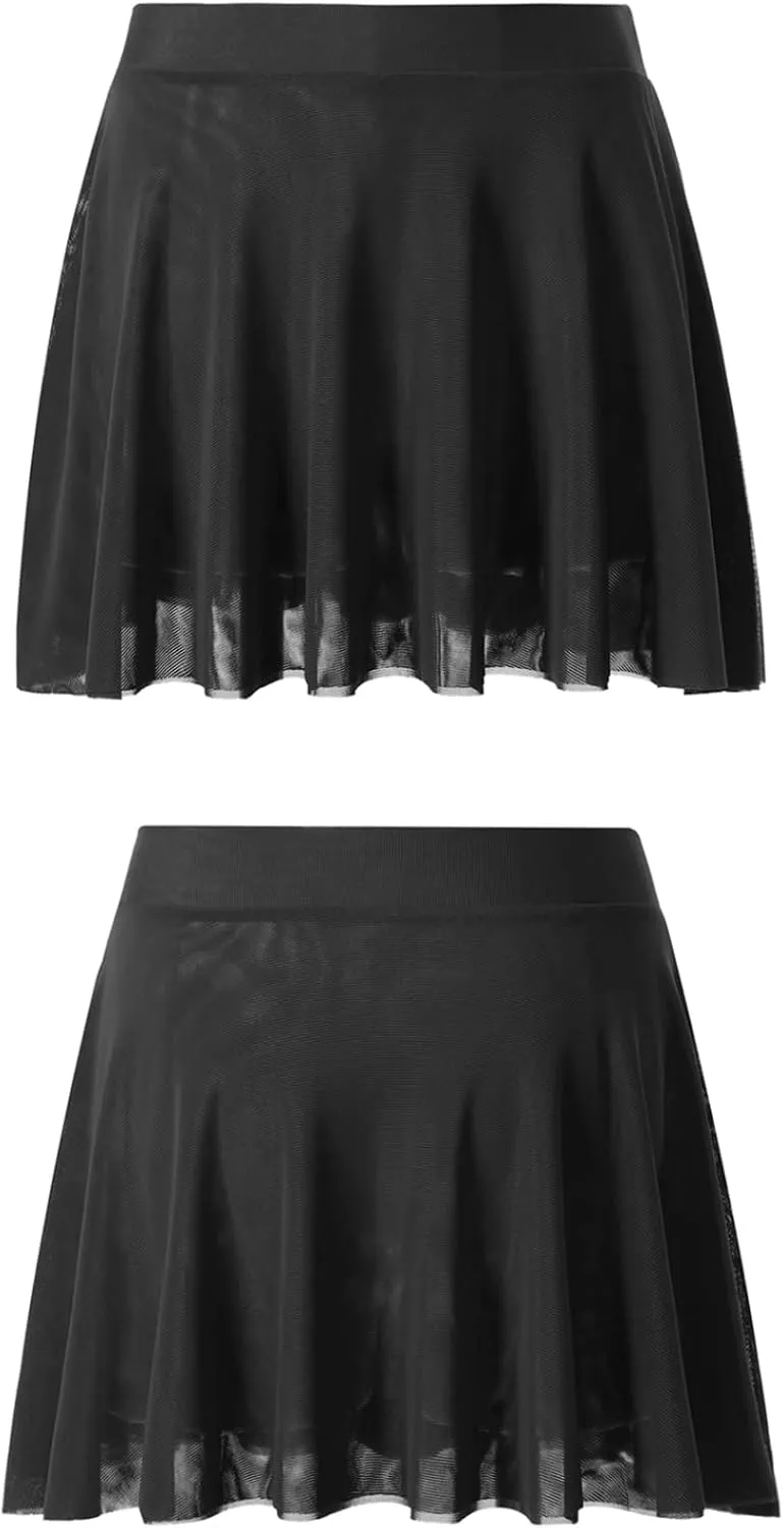 Women's Schoolgirl Short Skirt Bodycon Club Lingerie Pleated Mini Skirt Skater Skirt Clubwear