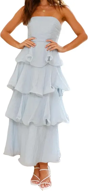 Womens Sexy Off Shoulder Ruffles Ruched Bodycon Party Clubwear Tiered Solid Dress