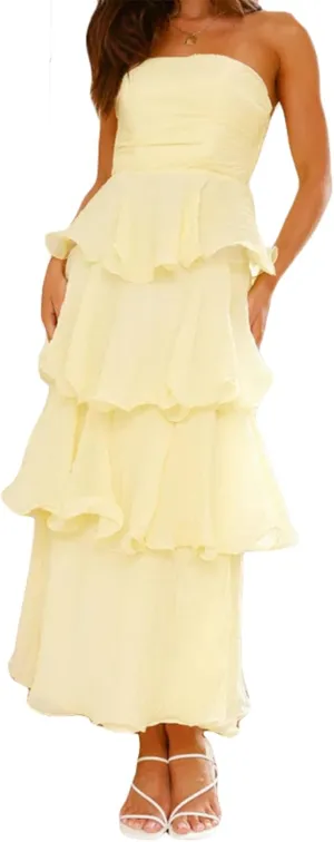 Womens Sexy Off Shoulder Ruffles Ruched Bodycon Party Clubwear Tiered Solid Dress