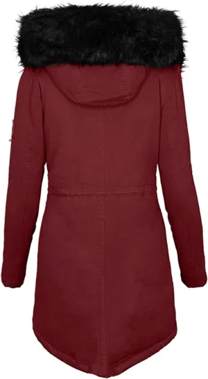 Womens Winter Jacket Overcoat Slim Casual Thicker Fashion Women'S Coat Puffer Jacket Coats with Pockets Down Coats