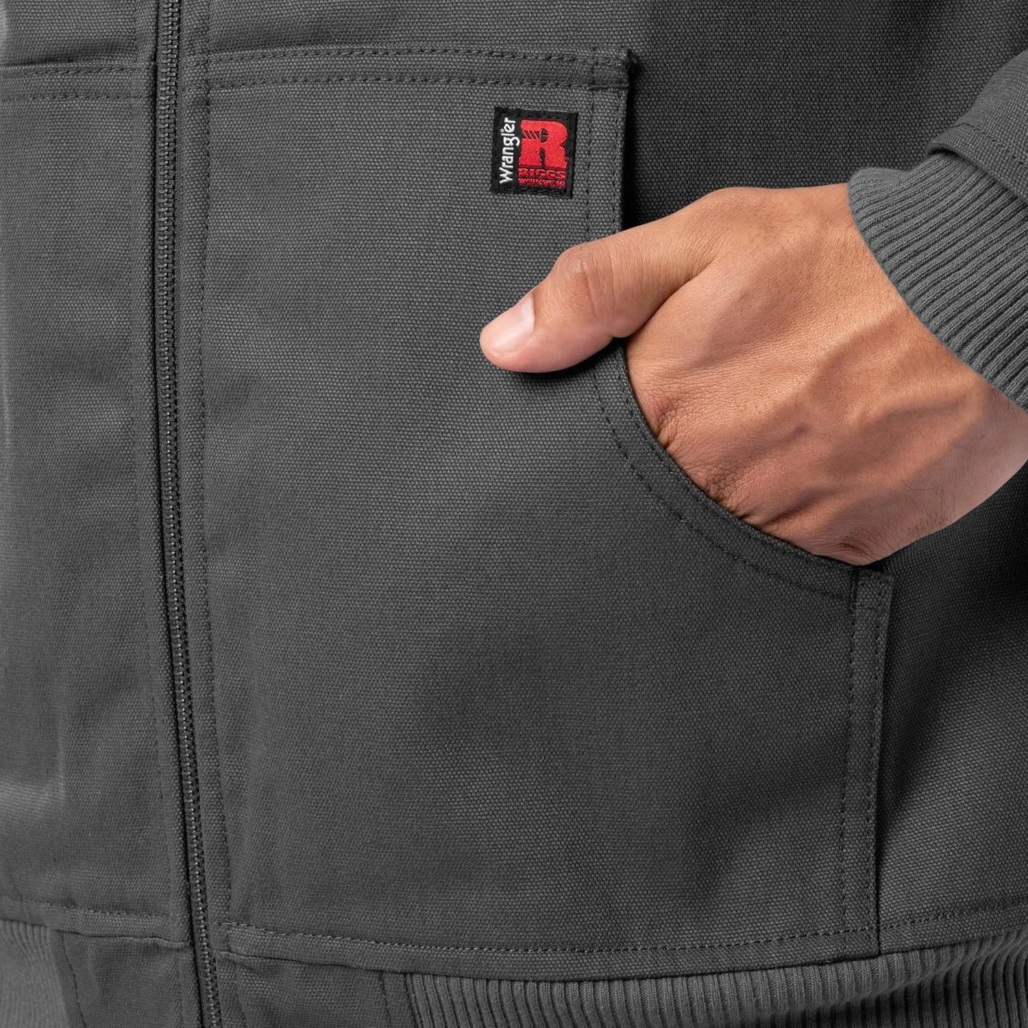 Wrangler Men's Sherpa Lined Workwear Jacket