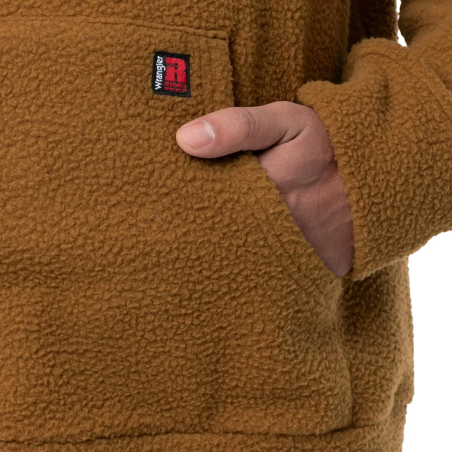 Wrangler Men's Sherpa Pullover Hoodie