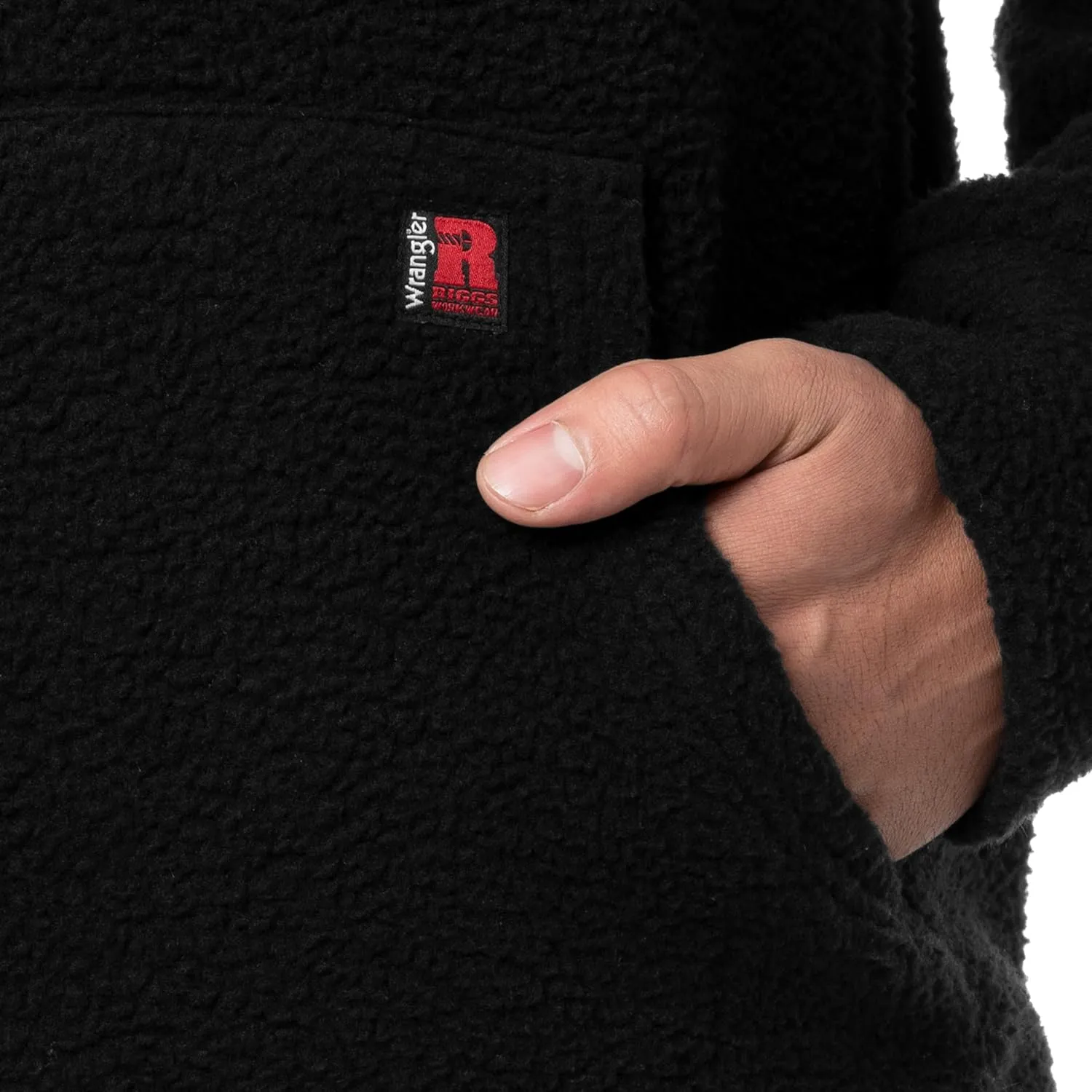 Wrangler Men's Sherpa Pullover Hoodie