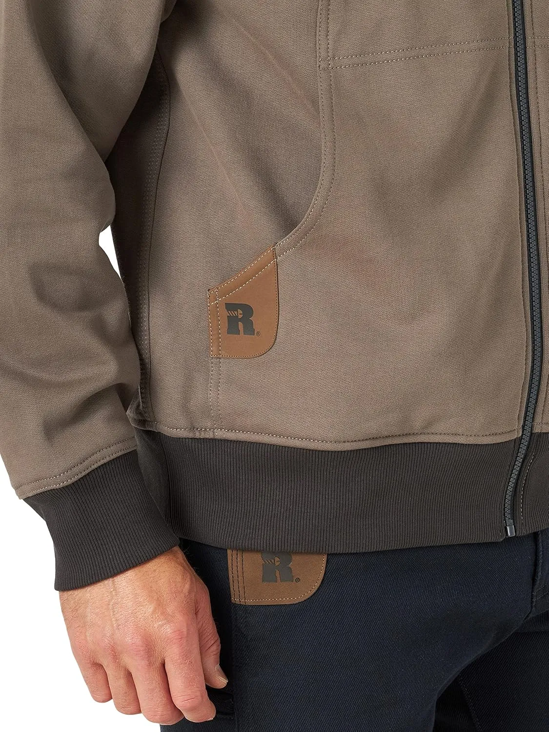 Wrangler Men's Tough Layers Full Zip Work Hoodie