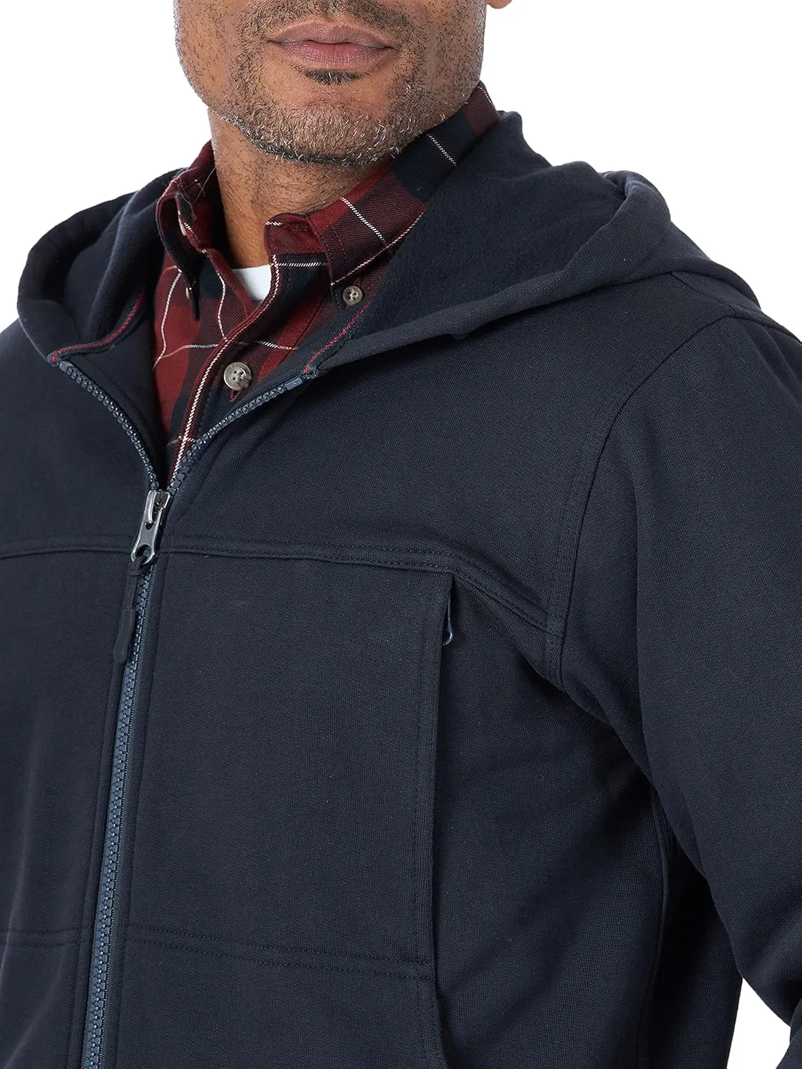 Wrangler Men's Tough Layers Full Zip Work Hoodie