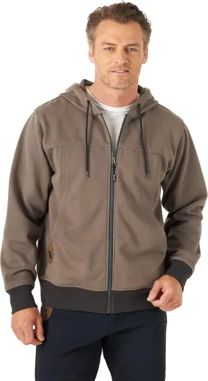 Wrangler Men's Tough Layers Full Zip Work Hoodie