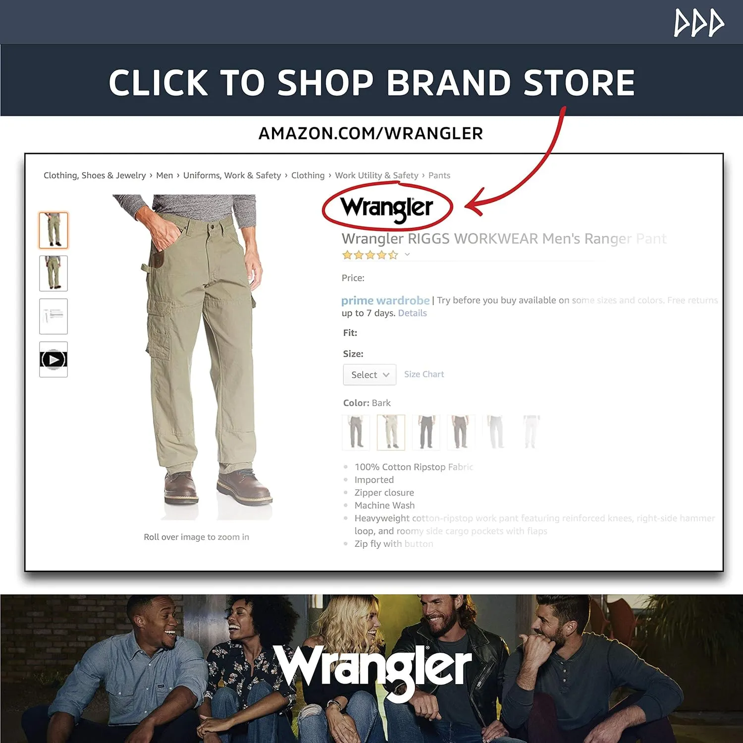 Wrangler Riggs Workwear Men's Technician Pant